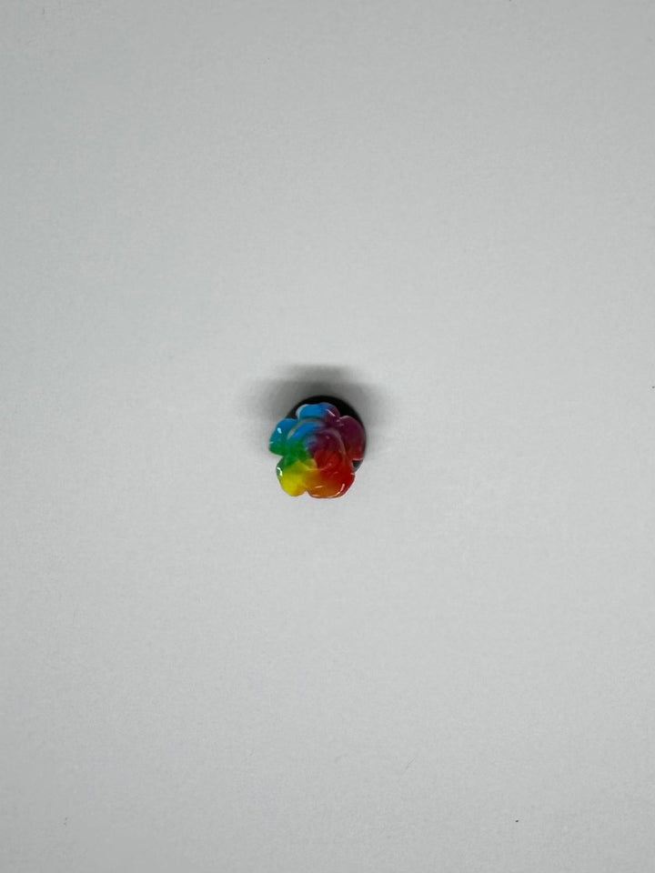 Rainbow Rose Charm