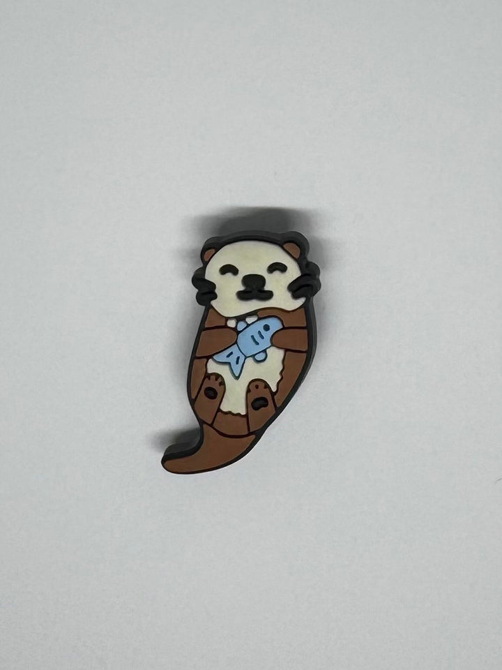 Michelle's Otter w a Fish Design