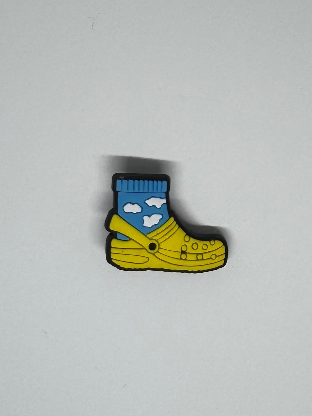 Croc in a Sock Charm