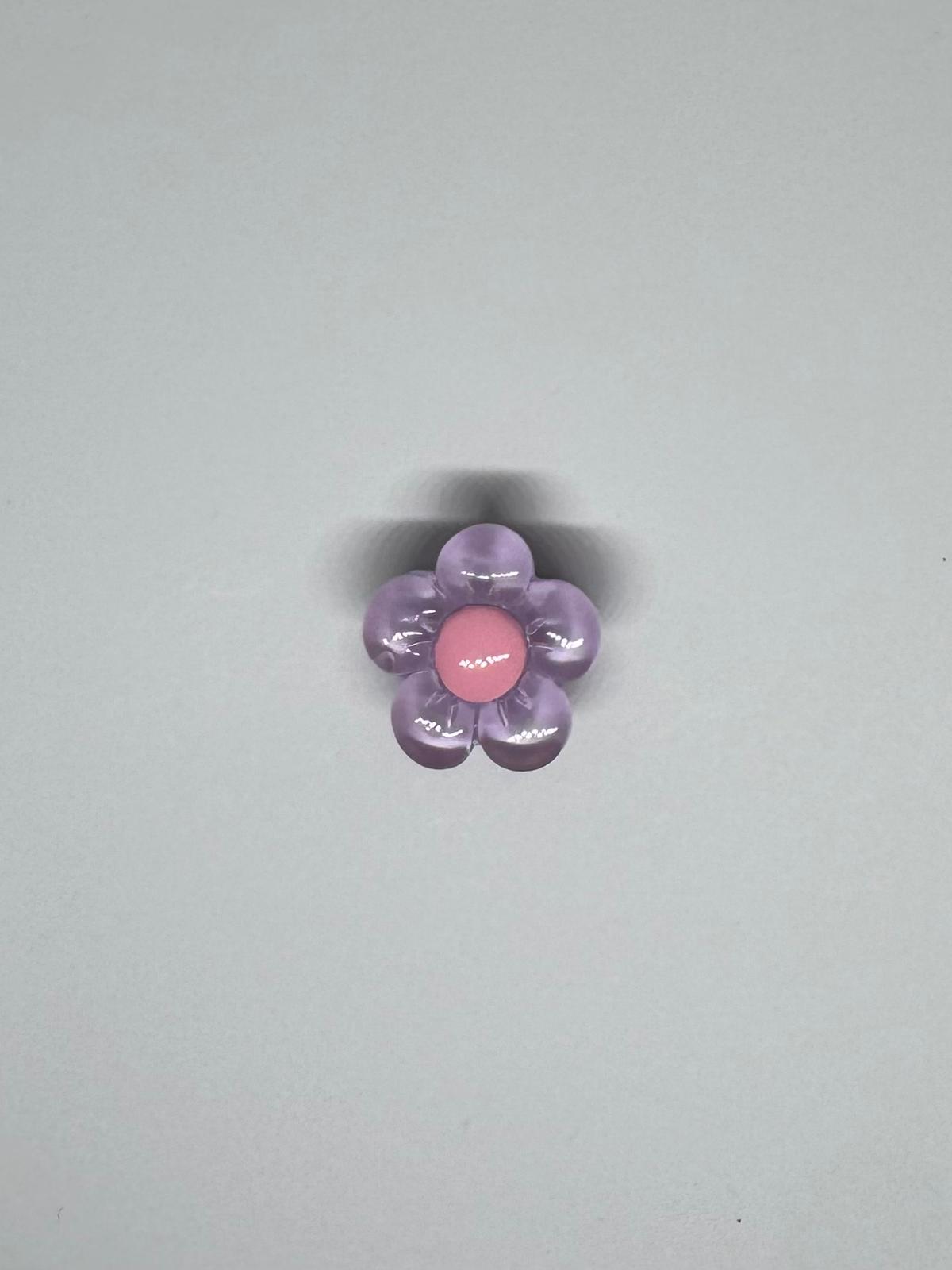 Clear Flower Charms