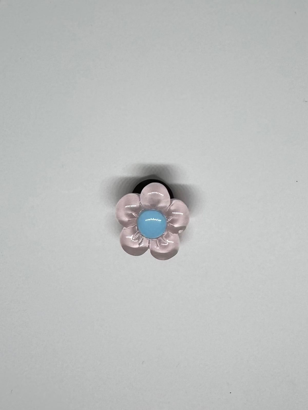 Clear Flower Charms