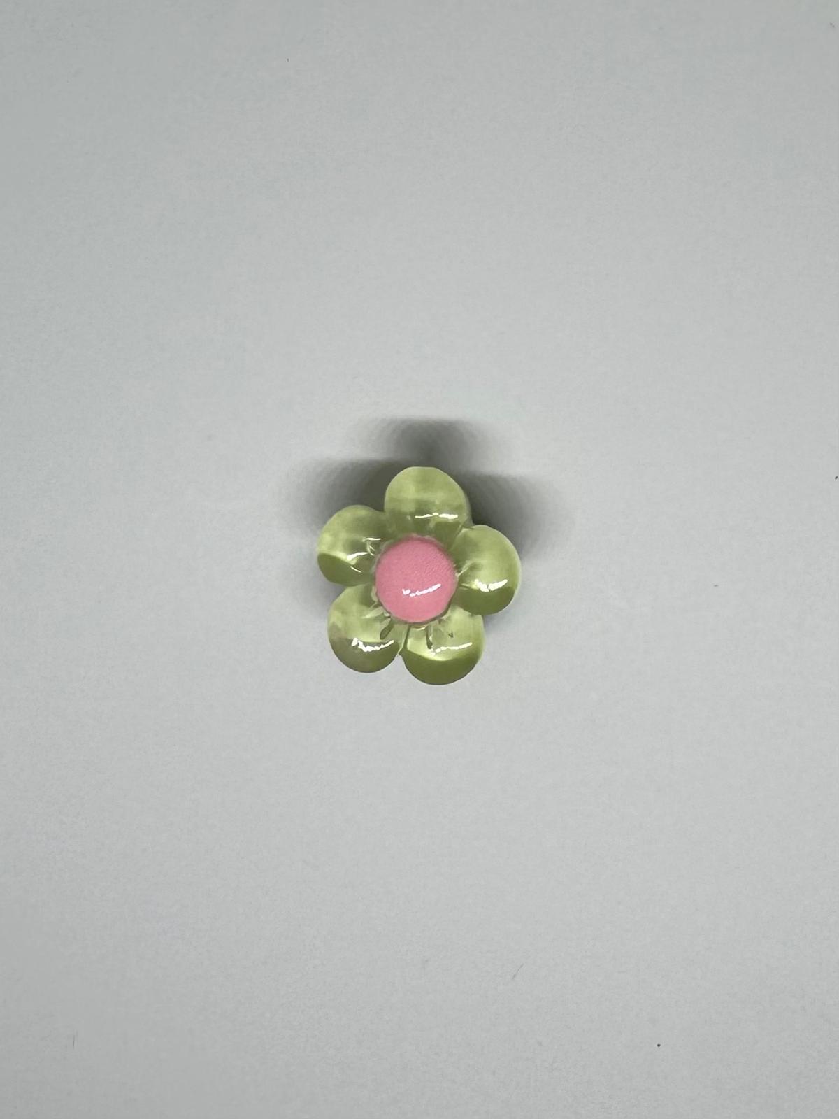 Clear Flower Charms