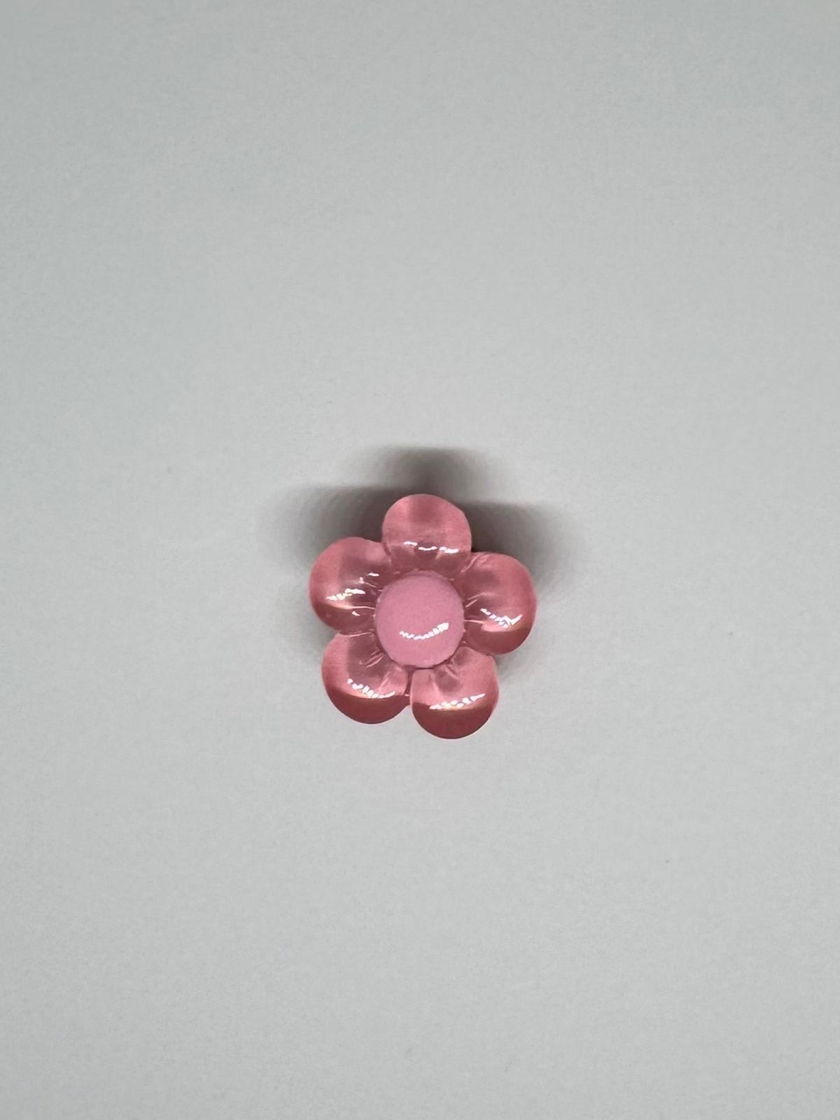 Clear Flower Charms