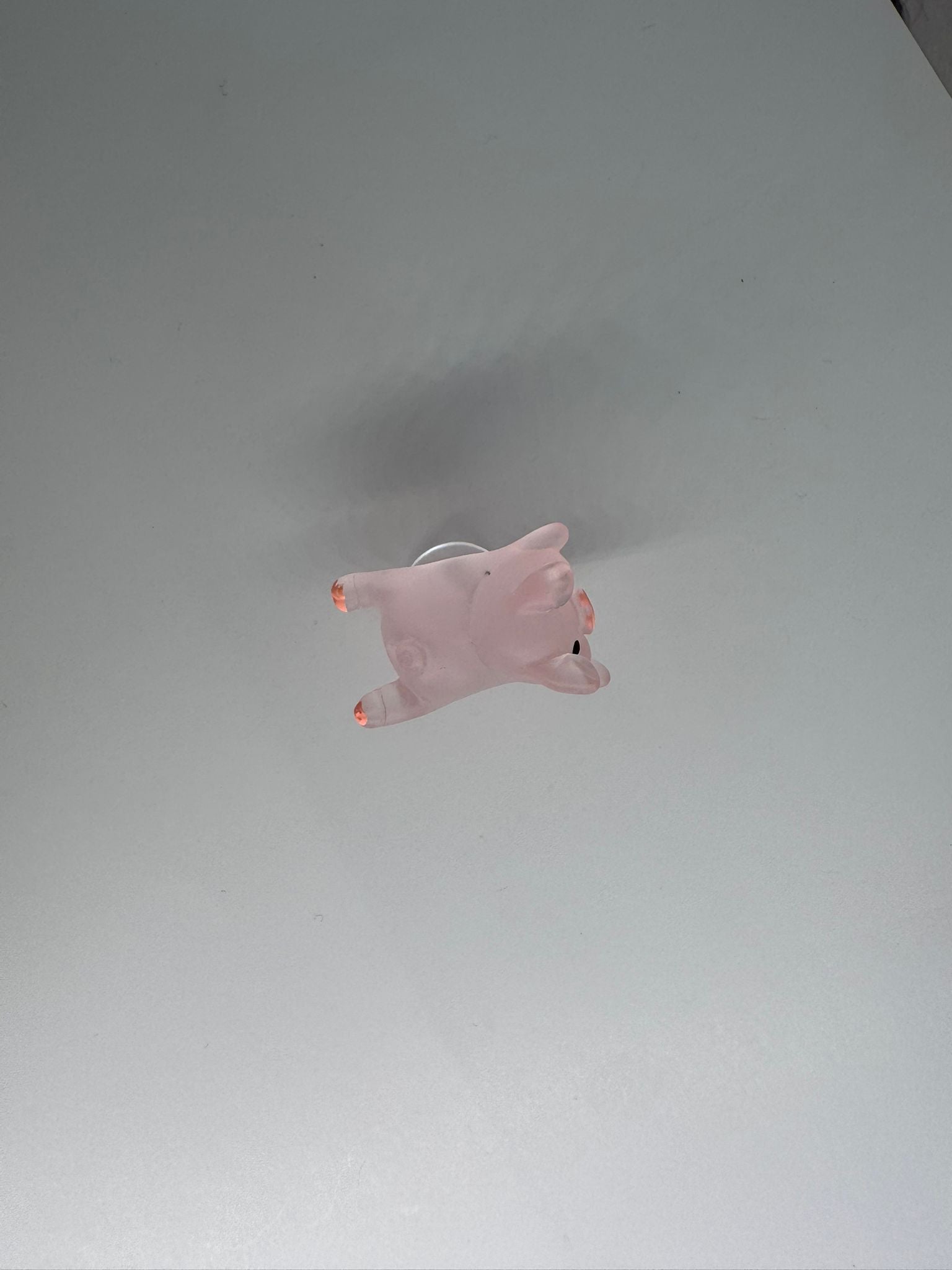 Glow in the Dark Pink Piggy Charms
