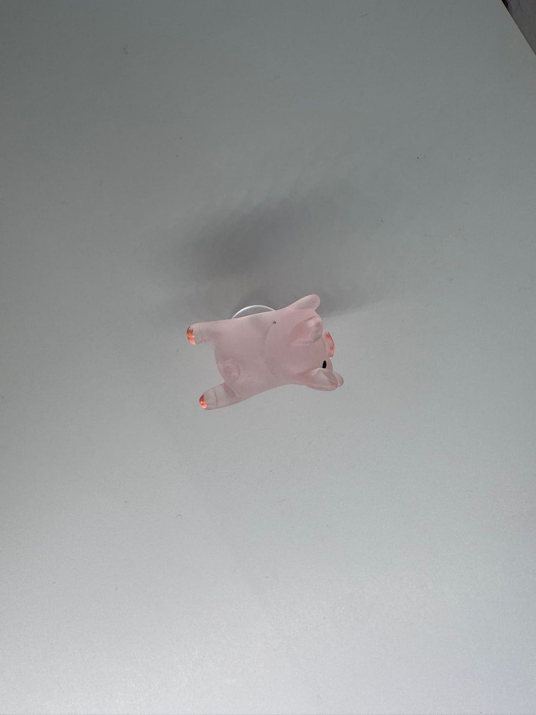 Glow in the Dark Pink Piggy Charms
