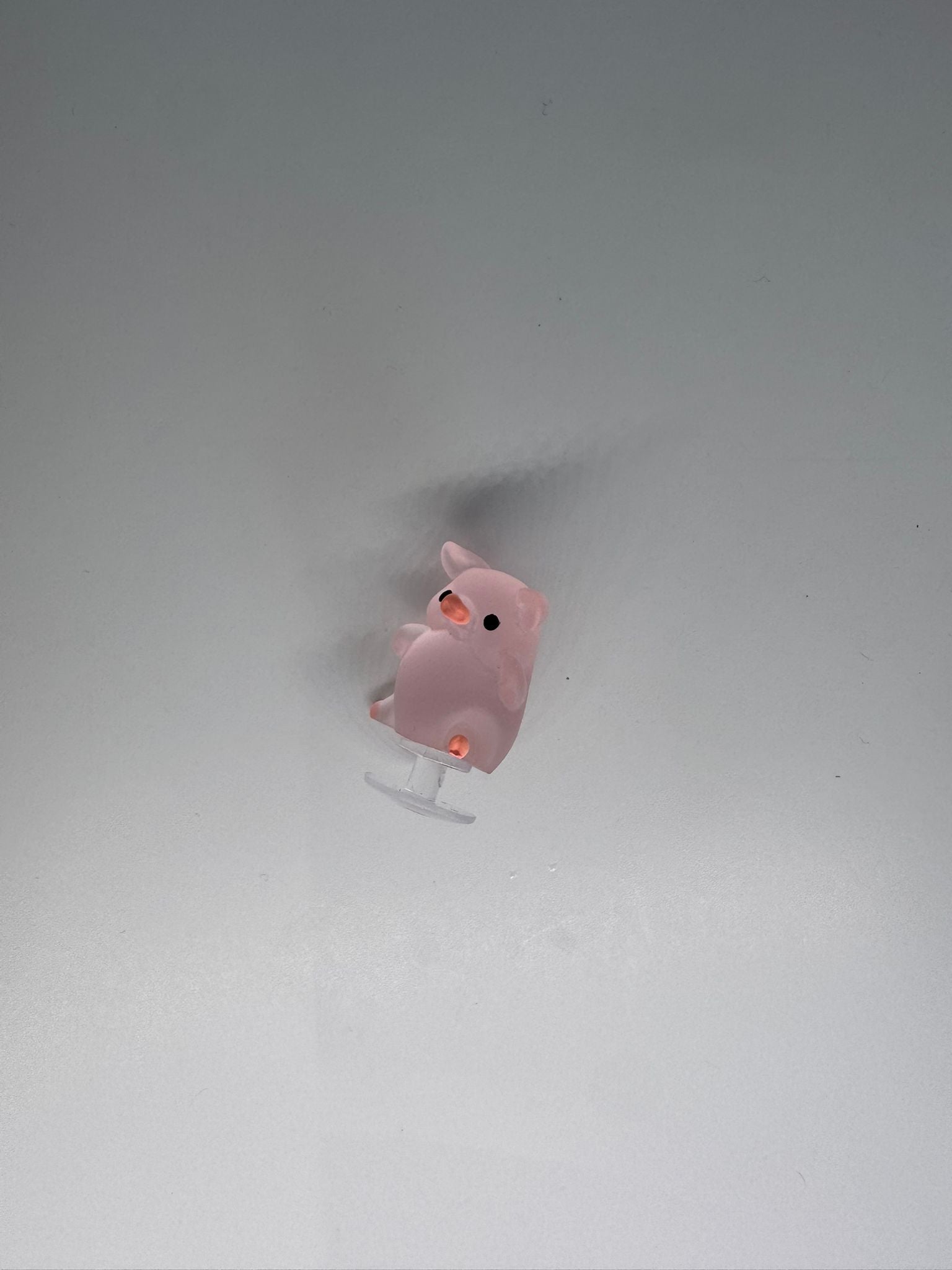 Glow in the Dark Pink Piggy Charms