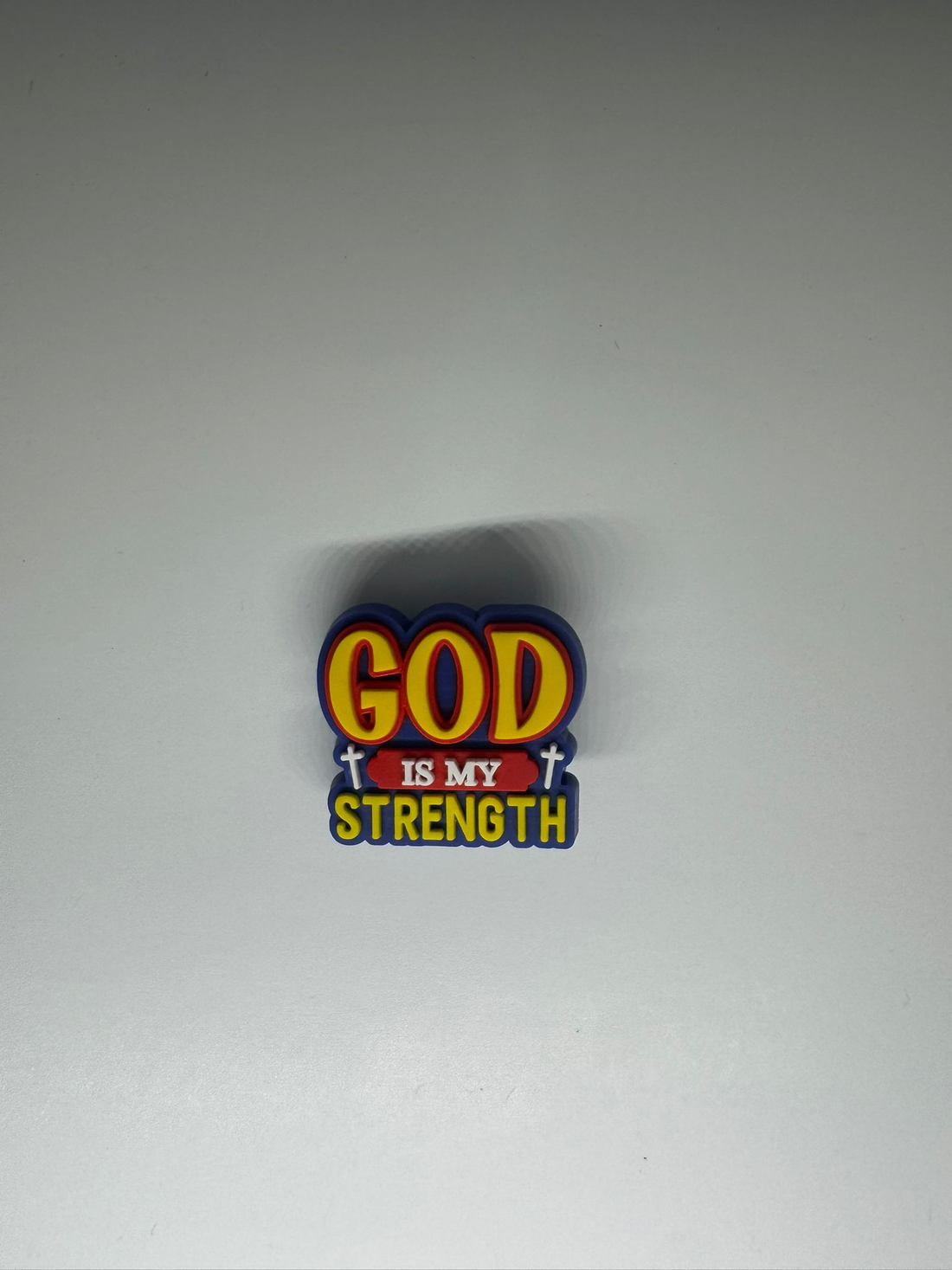 God Is My Strength Charm