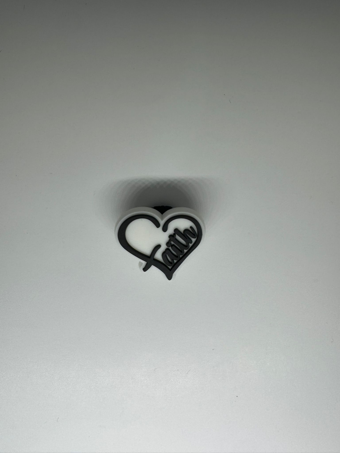 Faith Heart Charm