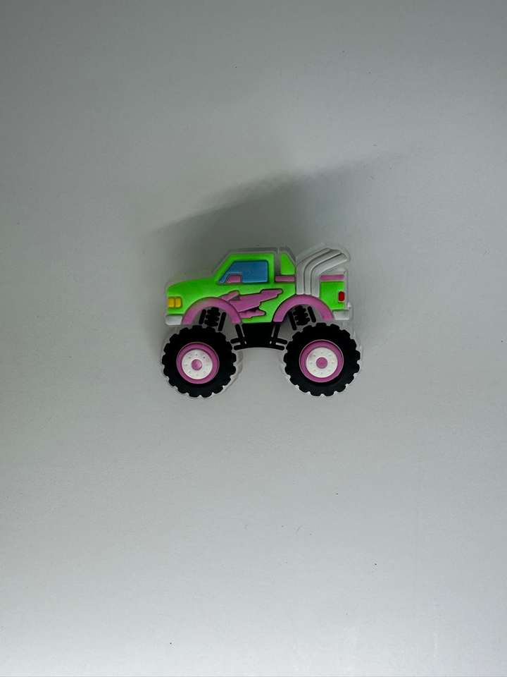 Monster Truck w Purple Flame Charm