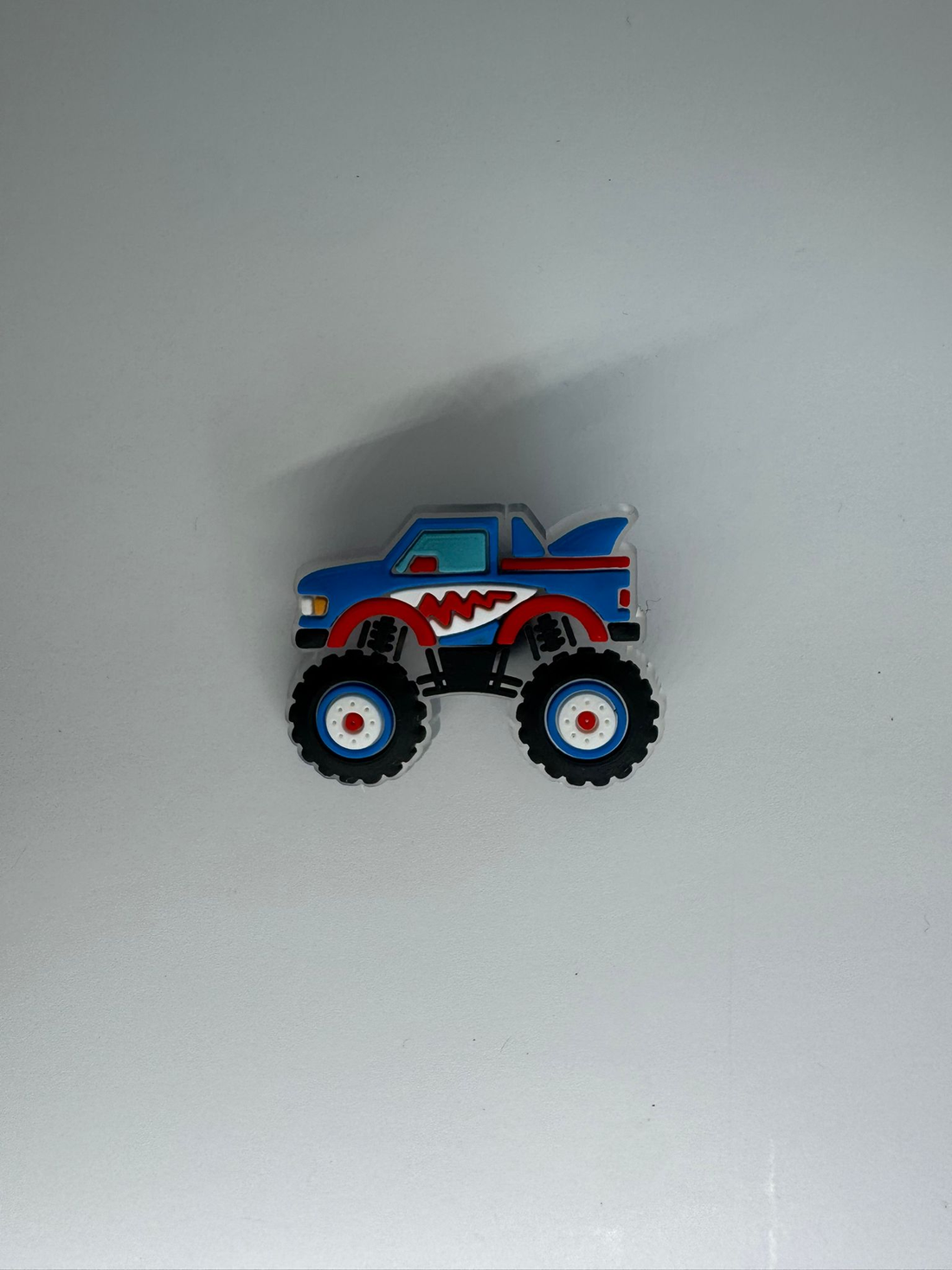 Blue Monster Truck w Shark Teeth Charm