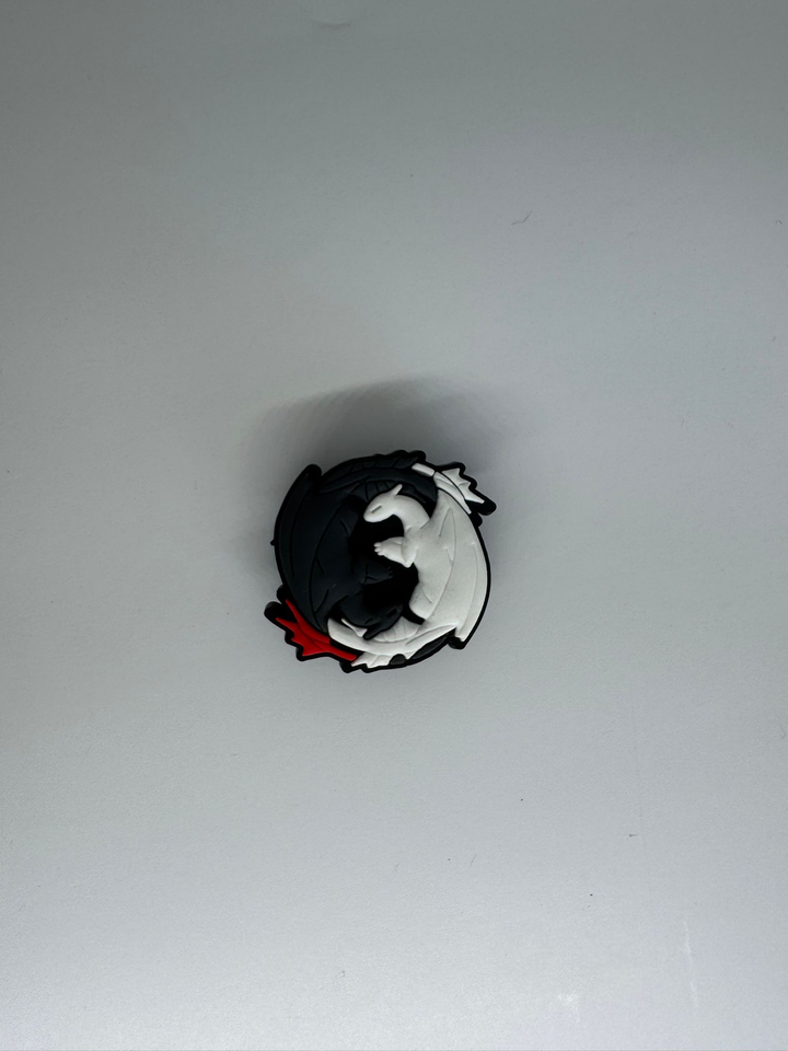 Yin Yang Dragons Charm